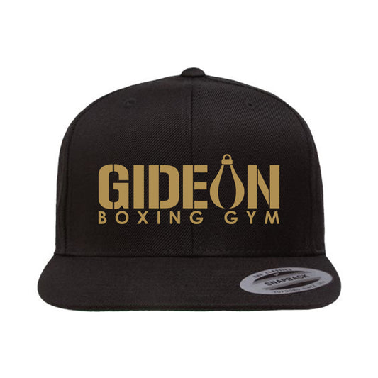 Gideon Boxing Embroidered Snapback - Black