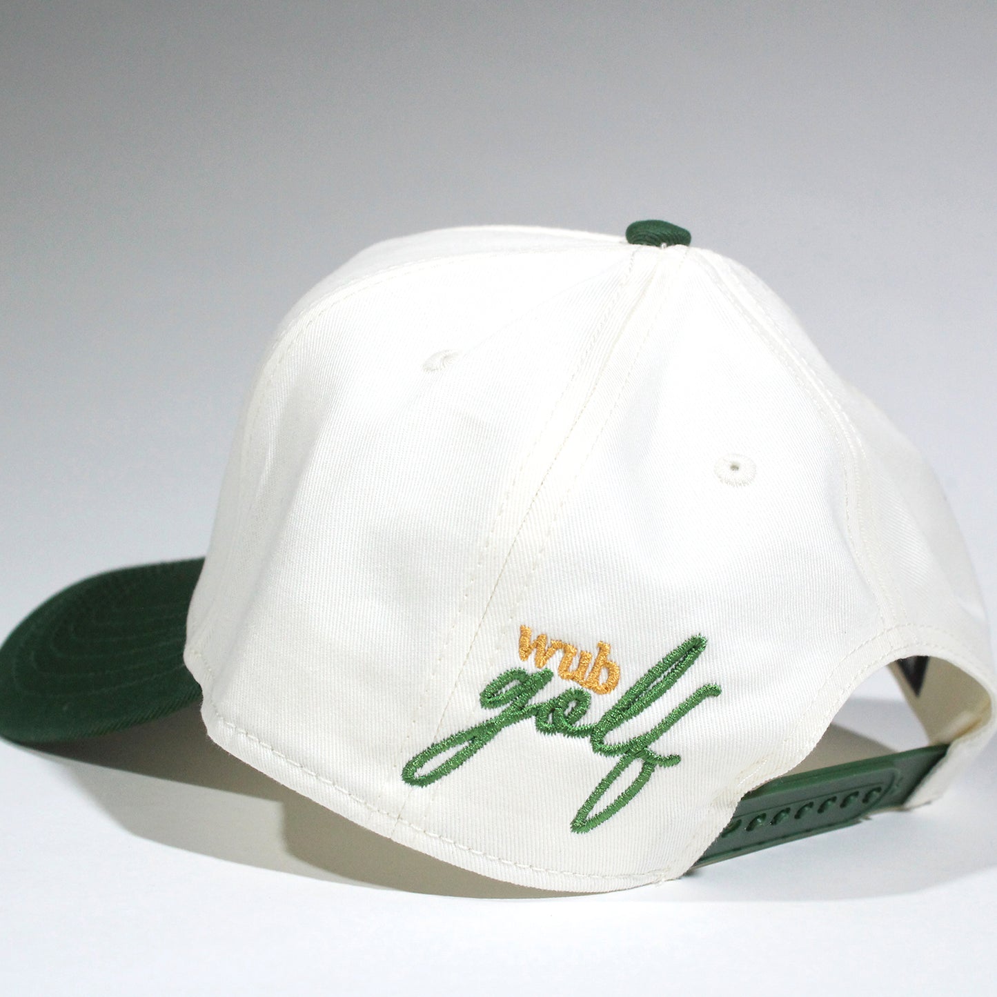 Find Your Peace Golf Snapback Hat - Natural / Green