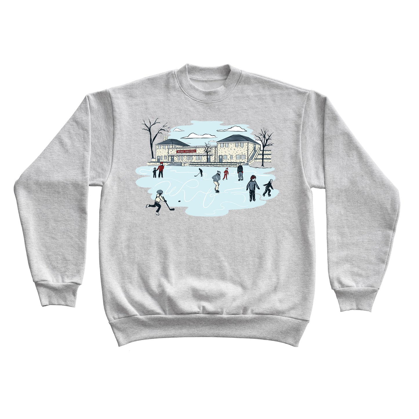 WUB CHRISTMAS 2024 CREWNECK - ASH GREY