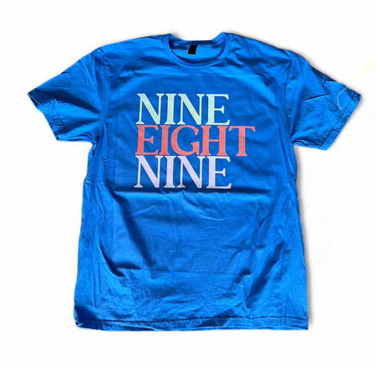 NINE EIGHT NINE SHIRT - IRIS BLUE