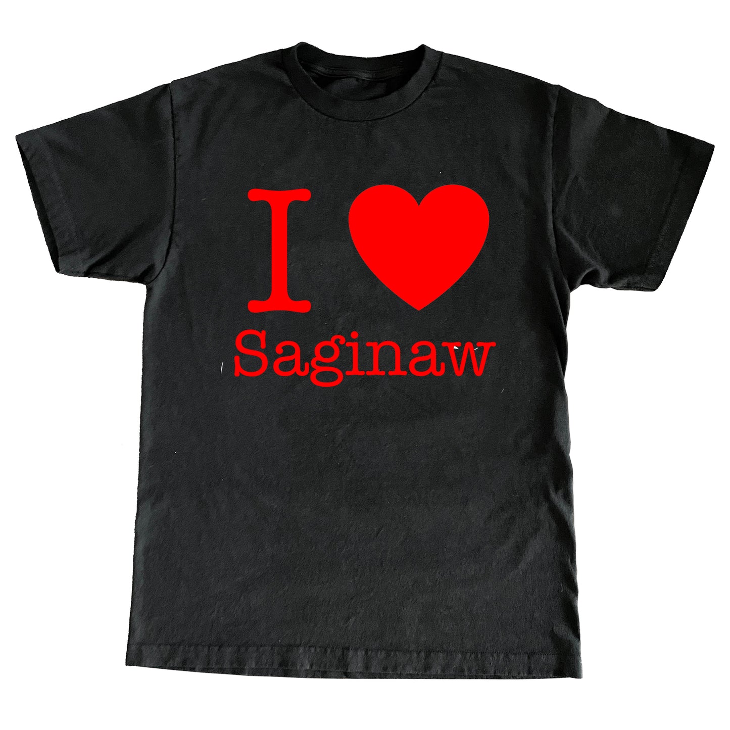 I Heart Saginaw Shirt - Black