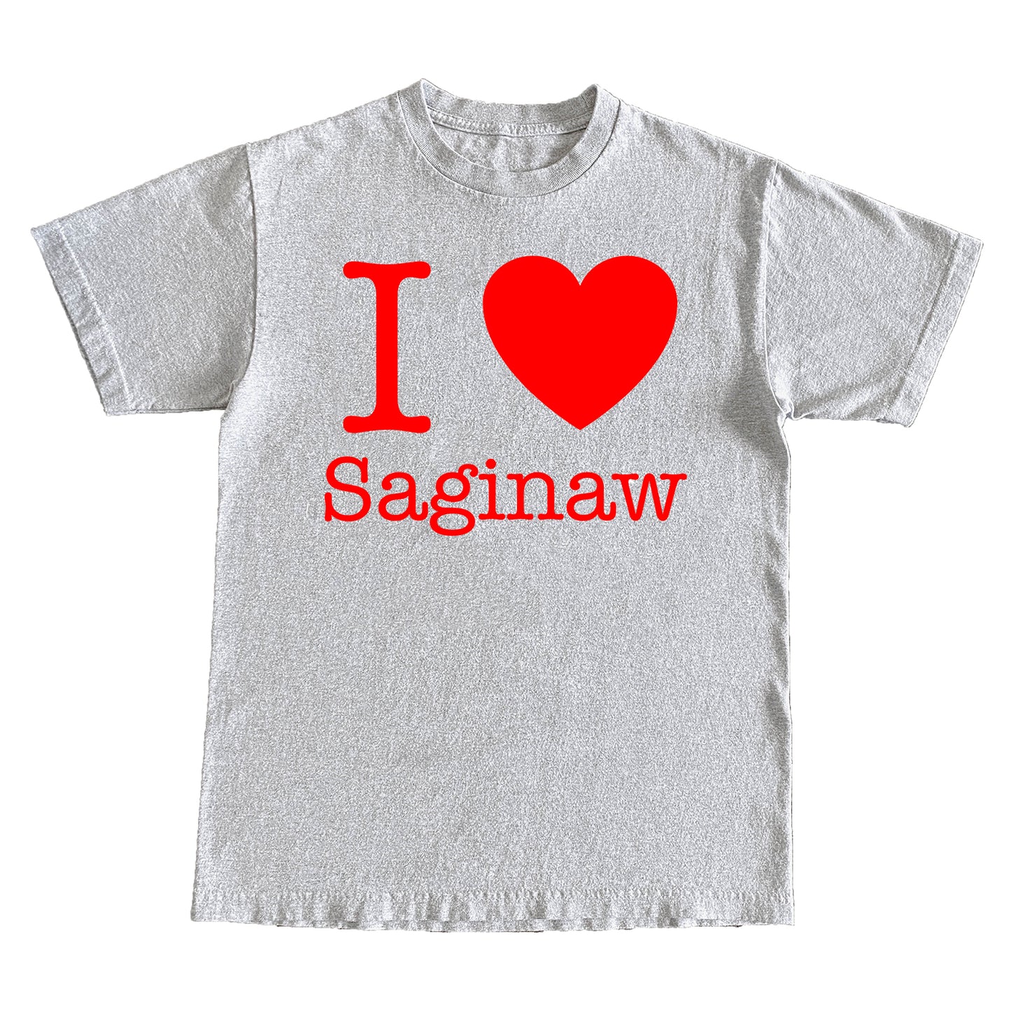 I Heart Saginaw Shirt - Grey