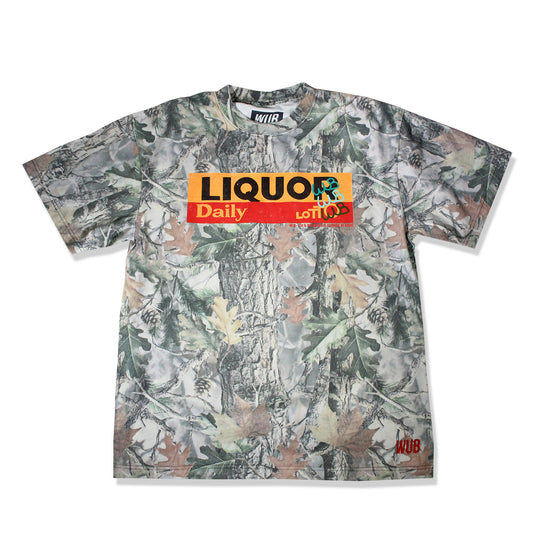 LIQUOR LOTTO WUB - OVERSIZED VINTAGE WOOD CAMO