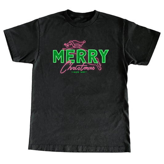 WUB MERRY CHRISTMAS 2025 SHIRT - BLACK