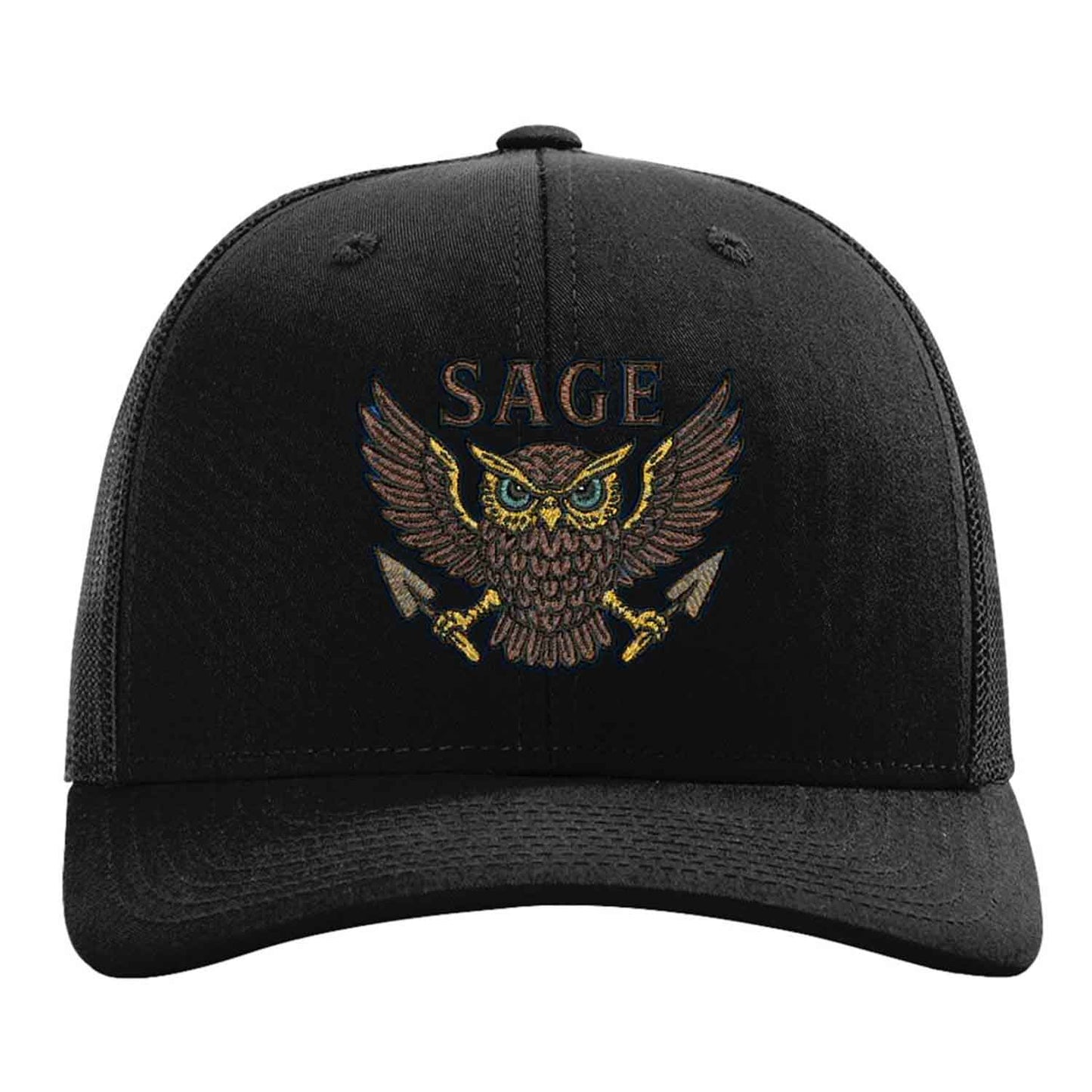 John Sage Memorial Hat - Black Trucker