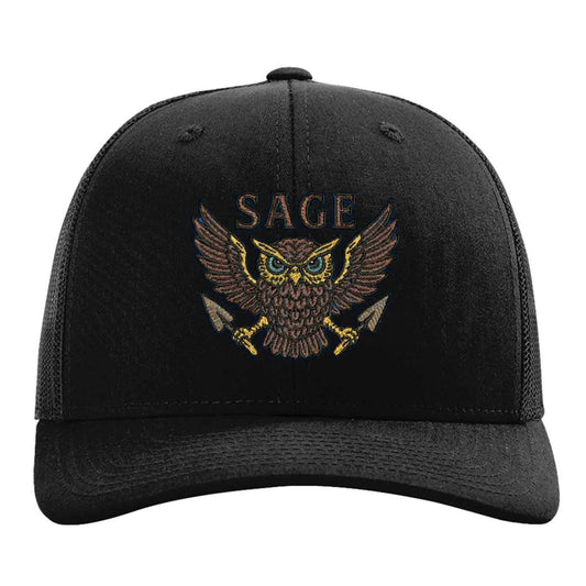 John Sage Memorial Hat - Black Trucker