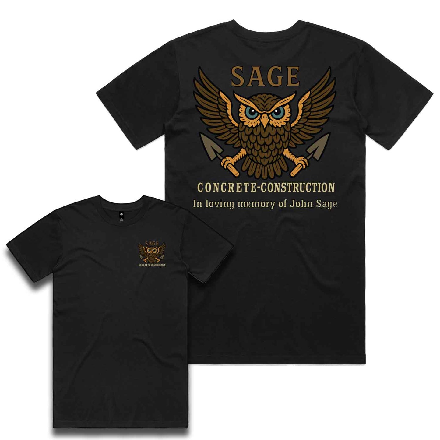 John Sage Memorial Shirt - Black