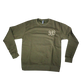 989 Chainstitch Style Crewneck - Military Green