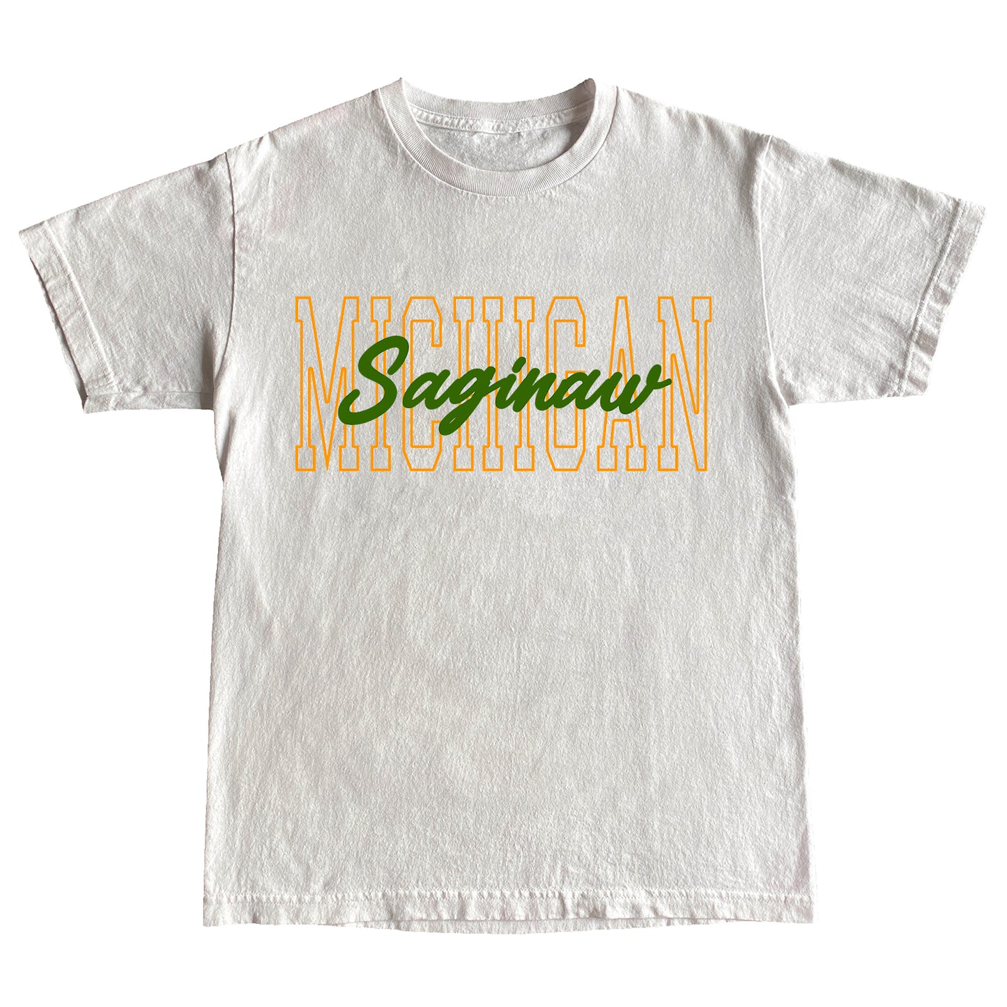 Saginaw Michigan Classic Tee - White