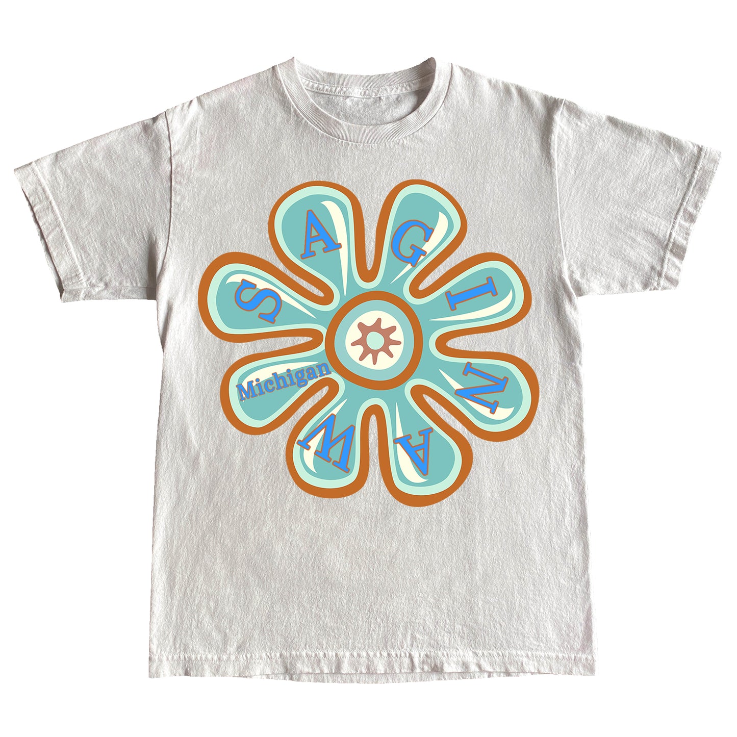 Saginaw Petal Tee - White