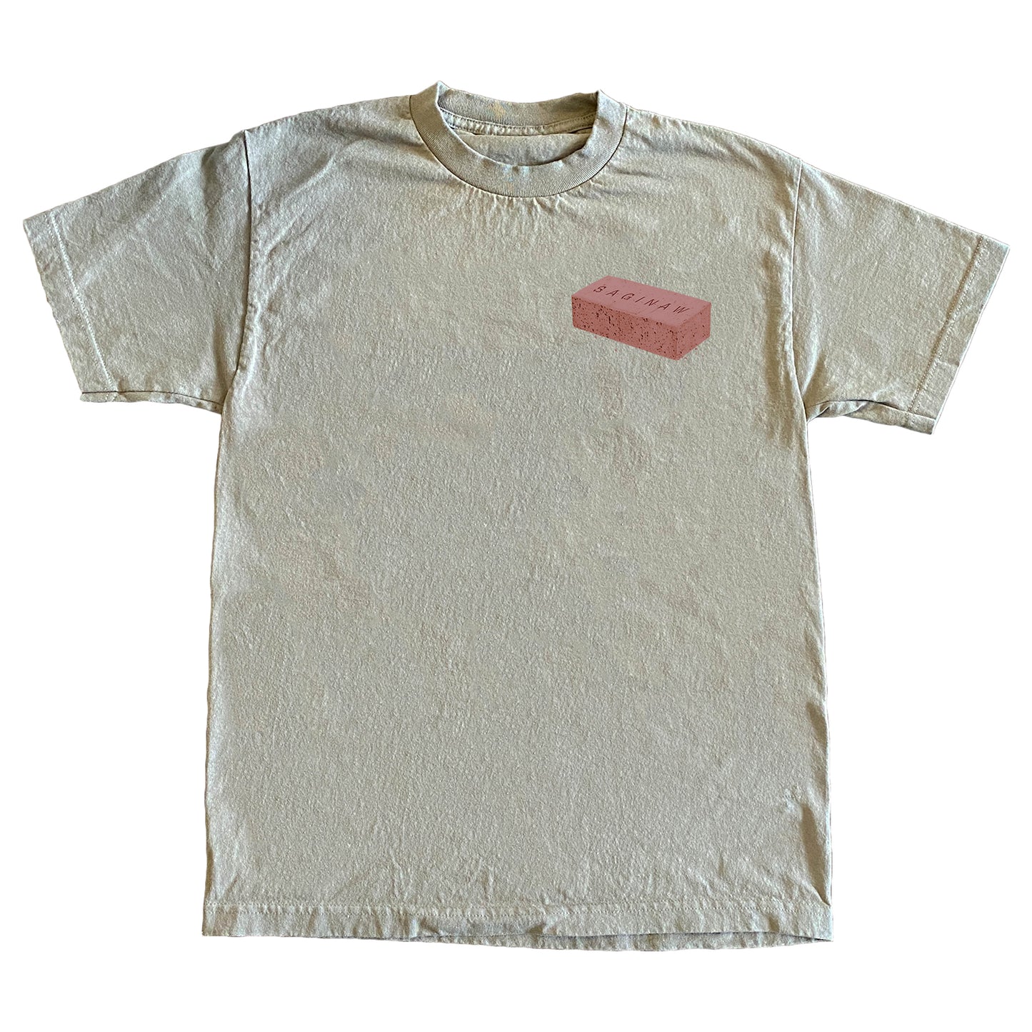 BRICK TEE (CHEST) - TAN