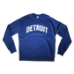 Detroit Felt Crewneck - True Blue