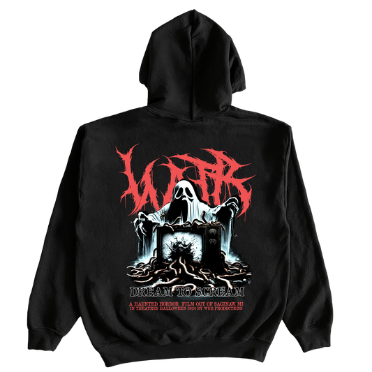 DREAM TO SCREAM HOODIE - BLACK