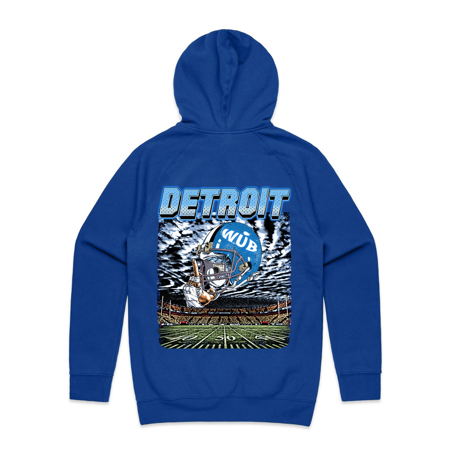 Detroit Wub Hoodie - Blue