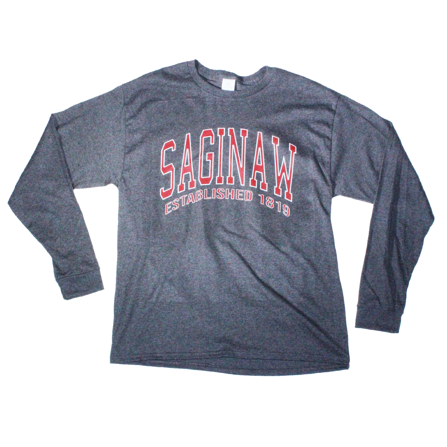 Saginaw Established Longsleeve - Charcoal Heather