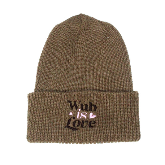 WUB IS LOVE BEANIE - BROWN WATCH