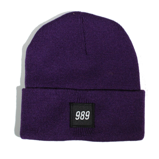 989 Patch Beanie - Purple
