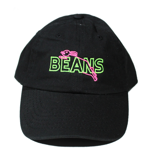 Neon Beans Dad Hat - Black