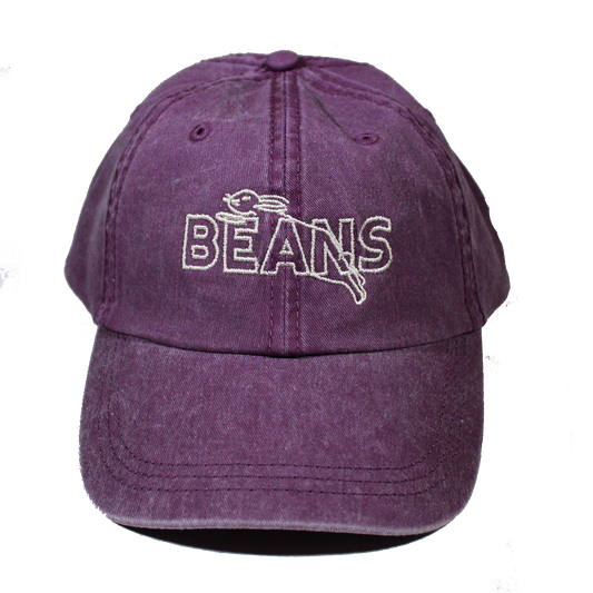 Beans Pigment Dad Cap - Maroon