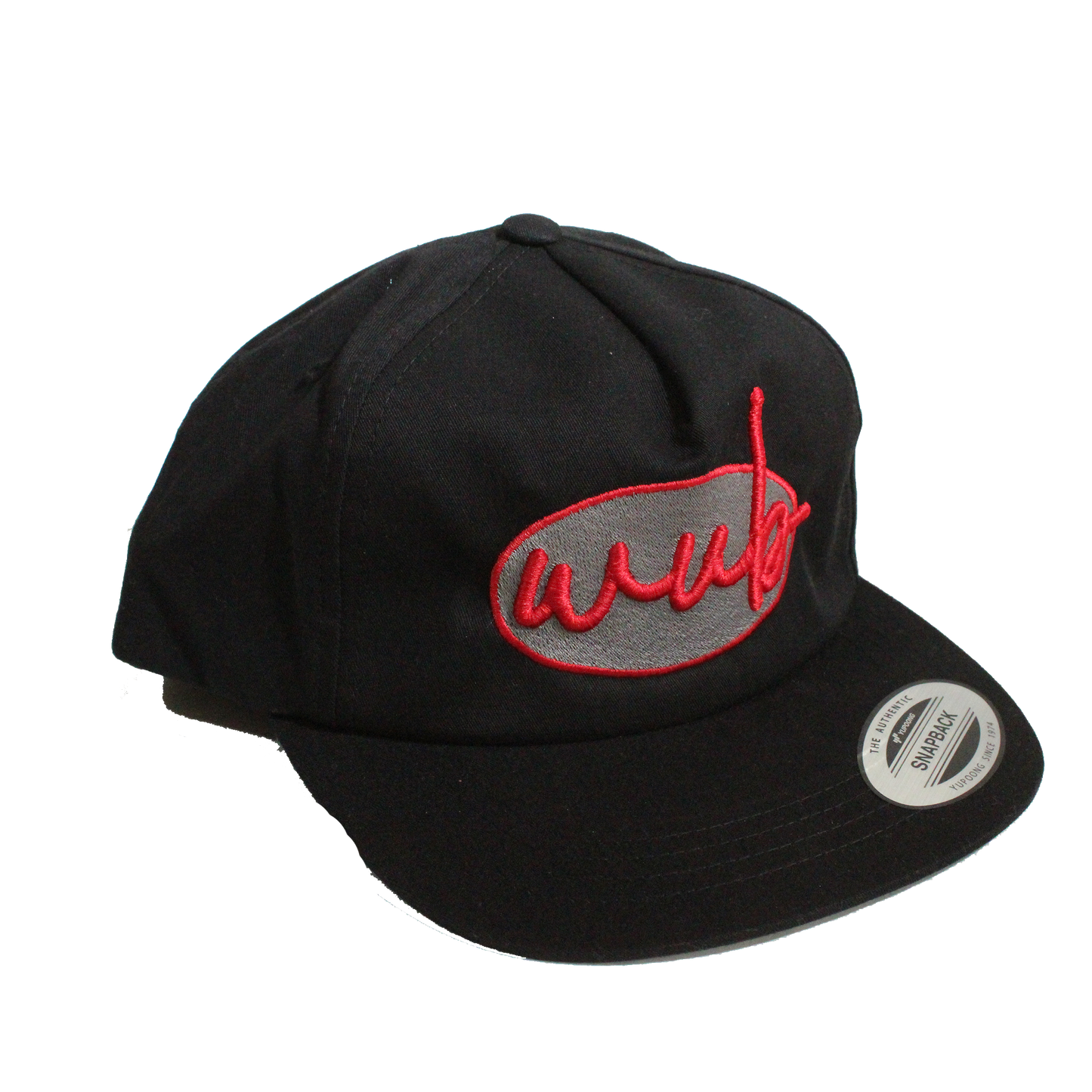 PUFFY OVAL UNSTRUCTURED SNAPBACK - BLACK