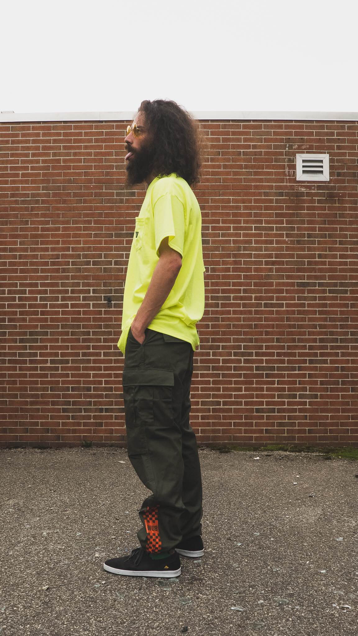 RELAXED RACE PANTS - OLIVE