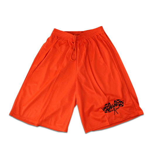 NEVER LAST BASKETBALL SHORTS - ORANGE