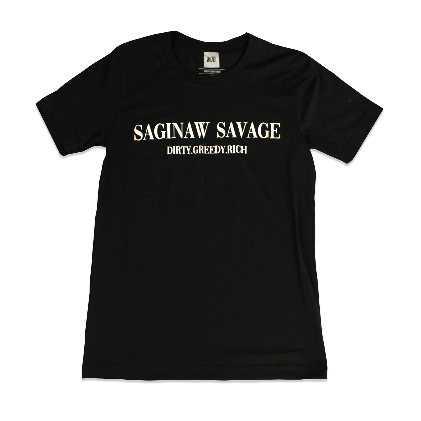 SAGINAW SAVAGE TEE - BLACK