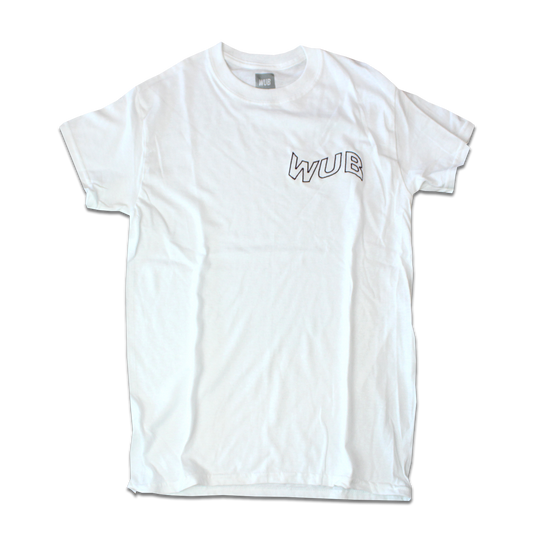 WAVE EMBROIDERED TEE - WHITE