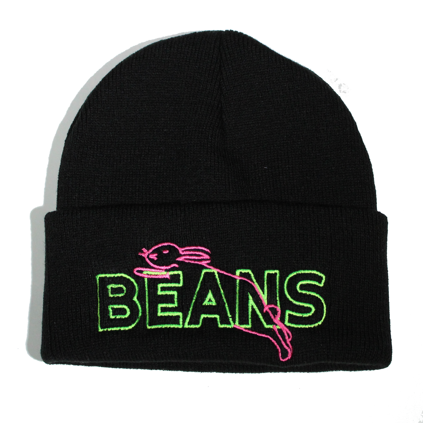 Neon Beans Beanie - Black