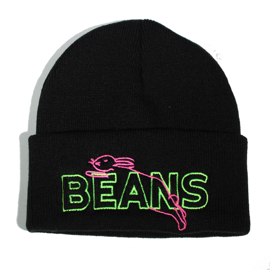 Neon Beans Beanie - Black