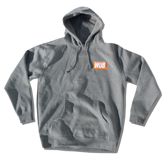 HEAVYWEIGHT CHENILLE PATCH HOODIE - GREY