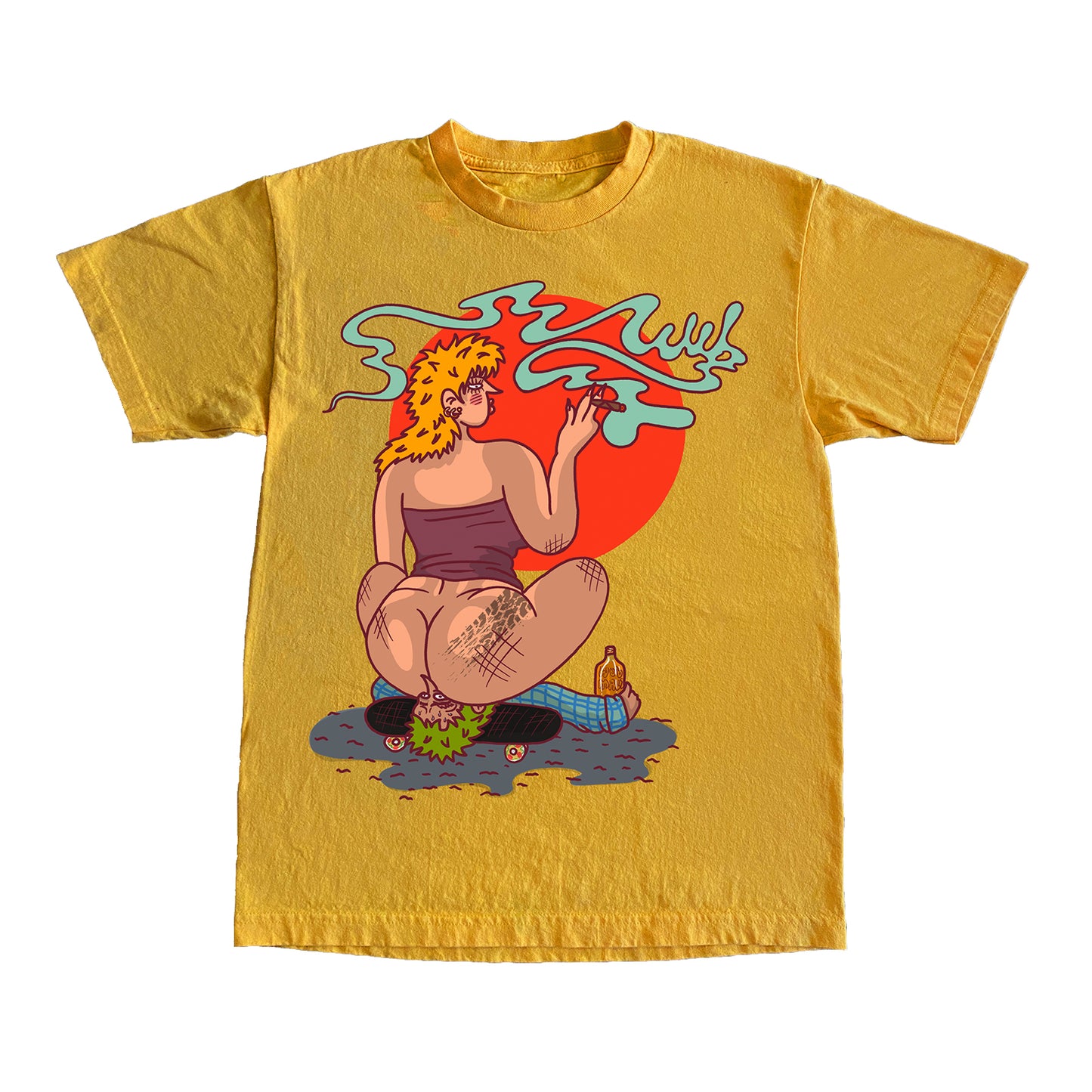 THE COMMANDMENT TEE - MUSTARD