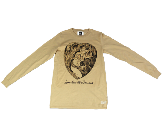 LOVE HAS ITS DEMONS LONGSLEEVE - SAND