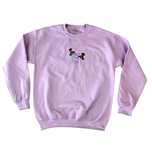 ONLY FOR YOU CREWNECK - LAVENDER