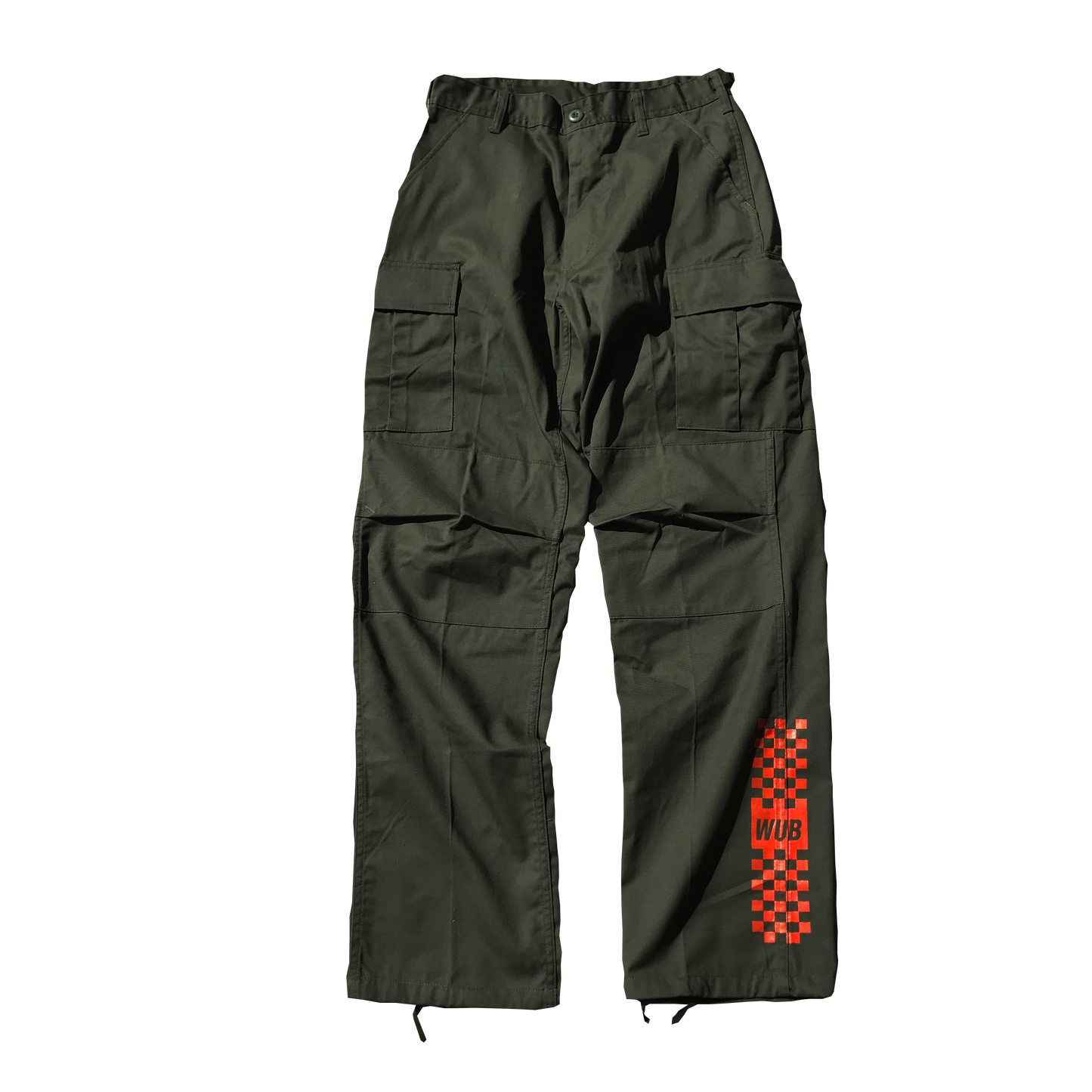 RELAXED RACE PANTS - OLIVE