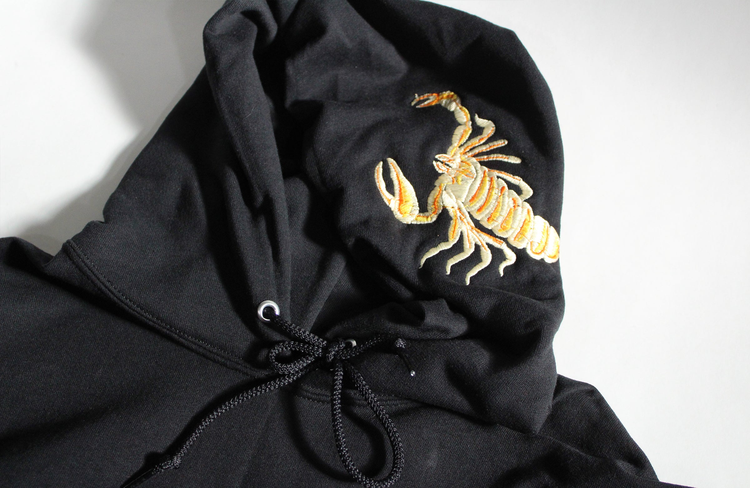 Scorpion embroidered outlet hoodie