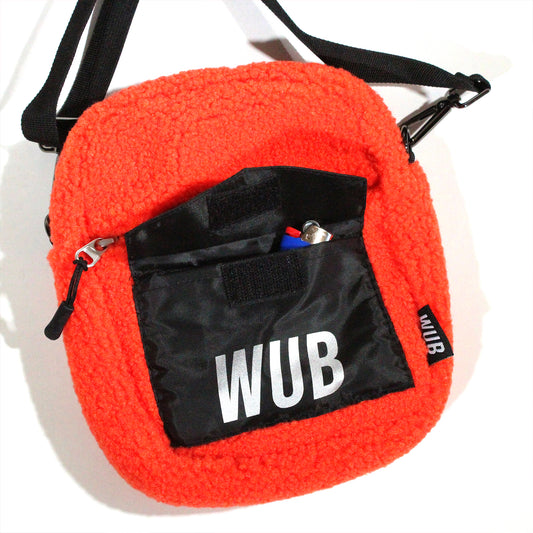 PUMPKIN SPICE SHERPA FLEECE SIDE BAG