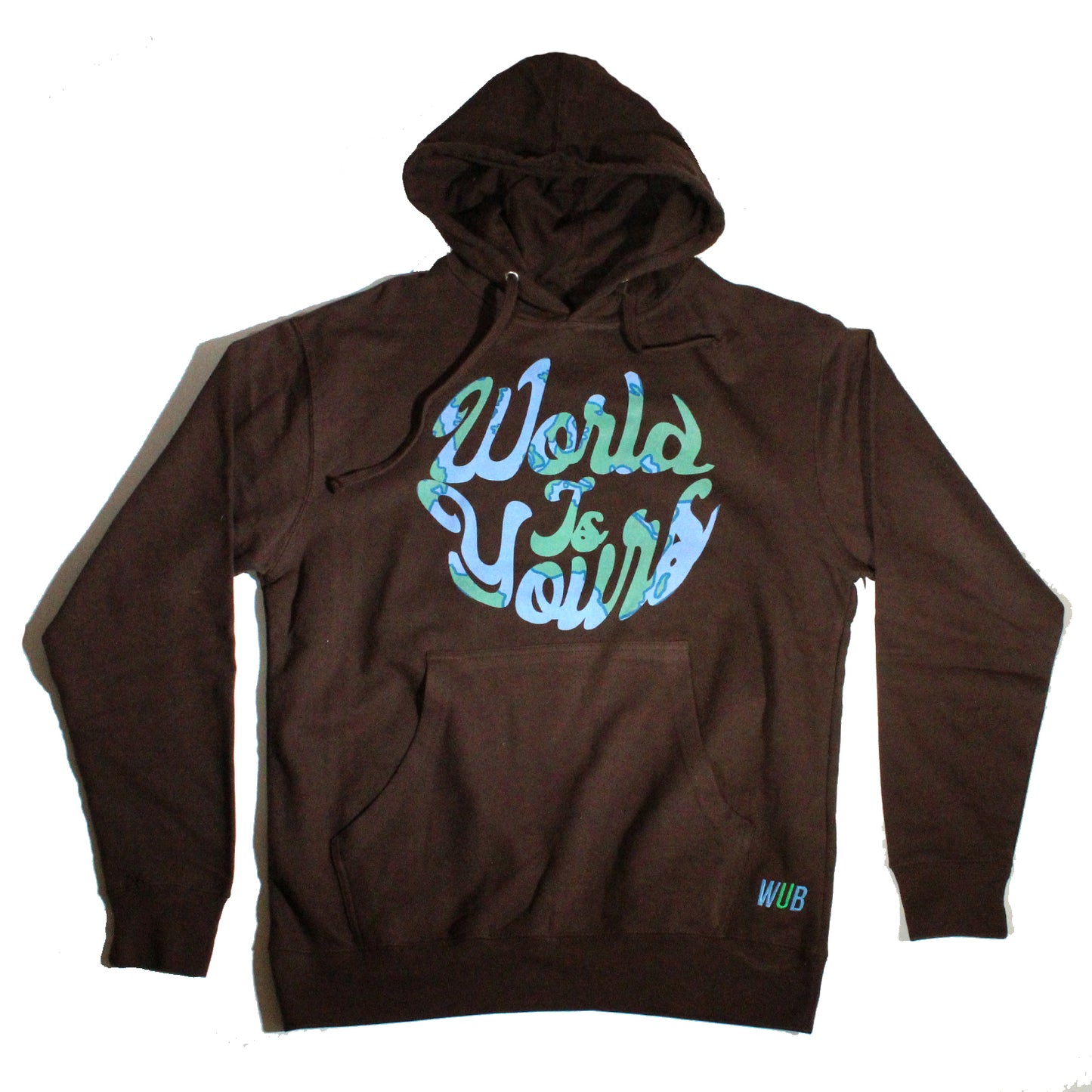 WORLD IS YOURS HOODIE - CHOCOLATE BROWN
